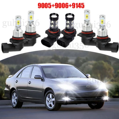 Faros antiniebla altos/bajos LED para Toyota Camry 2002 2003 2004 2005 2006 Foto 1 de 4