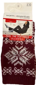 Warm Essentials by Cuddl Duds Women’s Size 4-10 Soft Plushfill Socks - Picture 1 of 4
