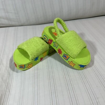 Vintage Weebok by Reebok Toddler Sandals Baby Size 5 Beach Platform Y2K Terry E1 - Image 1 of 4