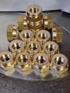 50 pcs Nylon Insert Lock Nut Zinc Plated Type : 3/4" BSF 3/4 X 12 - Picture 1 of 4