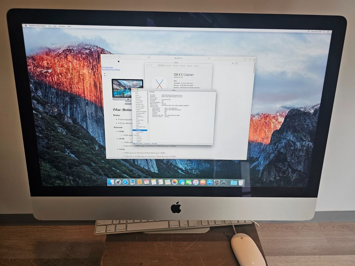 Apple iMac Intel Core i7 6th Gen. 2015 Apple Desktops & All Apple iMac Intel Core i7 6th Gen. 2015 Apple Desktops & All