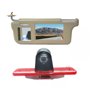 SunVisor Monitor & Reverse Camera for Citroen Jumpy / Peugeot Expert /Fiat Scudo - Picture 1 of 8