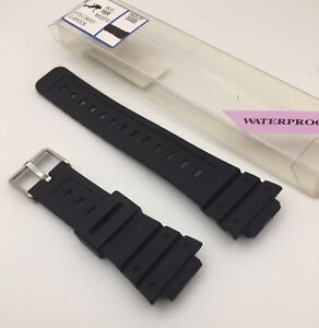 Hadley Roma Men MS3210 16R Fits Casio G Shock Black 16mm Waterproof Watch Bands