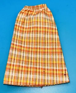 Vintage Growing Up Skipper 9024 Plaid Arithmetic Long Skirt - Picture 1 of 4