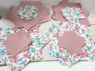 Pre Cut Quilting Squares. 48 6" Squares And 48 3" Squares - Image 1 of 4