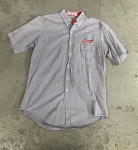 Men's Budweiser Bud Light Anheuser-Busch Uniform Work Shirts Short Sleeve - Picture 1 of 4