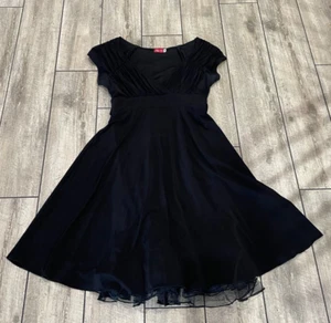 Ruby Rox Sz Medium Black Aline Sweetheart Cocktail Dress - Picture 1 of 2