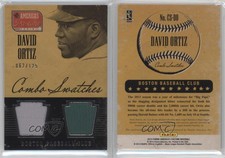2013 Panini America's Pastime Combo Swatches /125 David Ortiz #CS-DO HOF