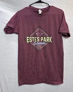 Estes Park Colorado T-Shirt Men’s Small Rocky Mountain National Park Pine Trees - Picture 1 of 8