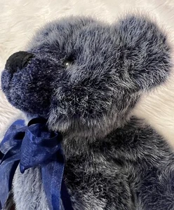 Dakin mattiert blau grau Alana Teddybär Plüschtier Stofftier 16 Zoll Applaus - Bild 1 von 9