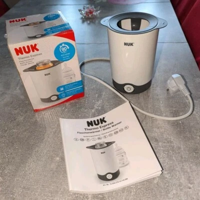 NUK Thermo Express Flaschenwärmer Baybyflaschenwärmer Gläschen Baby Nahrung - Bild 1 von 4