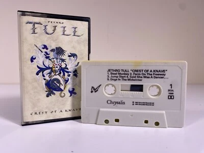 Jethro Tull Crest of a Knave Cassette Tape - VGC - Complete - Image 1 of 4