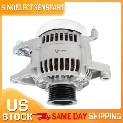 New Alternator For Dodge Dakota Jeep Cherokee 1991-98 TJ Wrangler Grand 4.0L 90A - Image 1 of 4