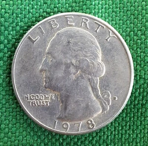 1978 D Error Quarter Filled D Plus DDO - Picture 1 of 4