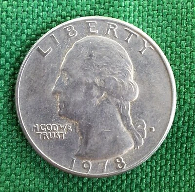 1978 D Error Quarter Filled D Plus DDO - Image 1 of 4
