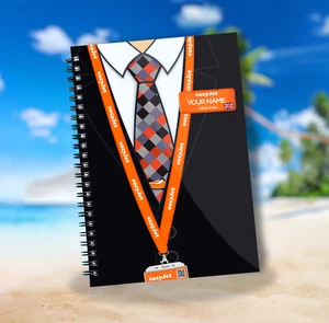 easyJet Cabin Crew Uniform - Custom Aviation Themed Notebook - Cabin Crew, Pilot - Picture 1 of 2
