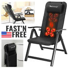 Shiatsu Electric Massage Recliner Chair Portable Folding With Heat Pad Clearance