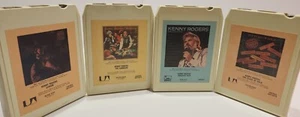 Kenny Rogers 8 Track Lot-Ten years of gold-gambler -Gideon-greatest hits - Picture 1 of 3
