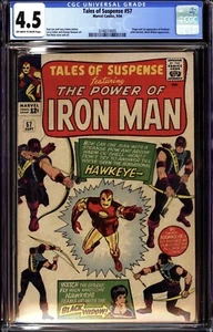 TALES OF SUSPENSE #57 (1964 Marvel) CGC 4.5 VG+ 1st Appearance Hawkeye - Picture 1 of 1