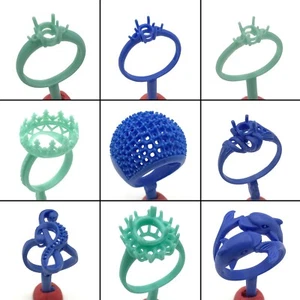 Ring Lost Wax Casting Jewelry Molds 9PC Set | WRB171 Kings Crown & Music Note - Picture 1 of 3