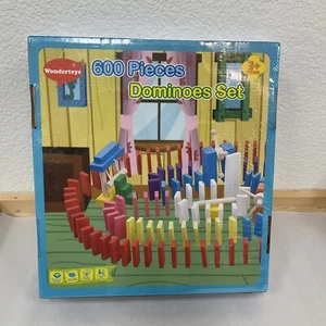 WONDERTOYS EDUCATIONAL 600-TEILIGES DOMINO SET Neu im Karton Weihnachtsspielzeug Spiel - Bild 1 von 4
