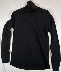 Camicia Devold grigia 1/4 zip 100% lana merino manica lunga strato base taglia XL ~ BELLA - Foto 1 di 16