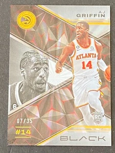 AJ Griffin 2022-23 Panini Black RC Copper #79 #ed 7/35 - Picture 1 of 10