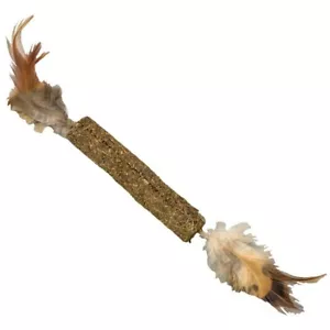 Spot Catnip Stick Compressed Catnip with Feathers Cat Toy, 12 in - Picture 1 of 4