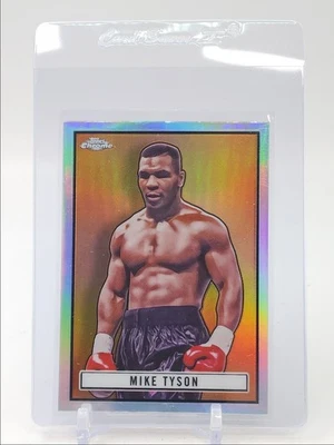 MIKE TYSON 2024 TOPPS CHROME 1951 TOPPS RINGSIDE REFRACTOR Q3249 - Image 1 of 2