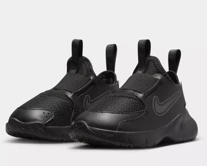 Neu entzückende Nike Flex Runner 3 Kleinkind Jungen Sportschuhe Größe 8 C schwarz - Bild 1 von 6