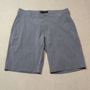 Travis Mathew Shorts Mens 32 Gray 10” Flat Front Golf Chino - Picture 1 of 7