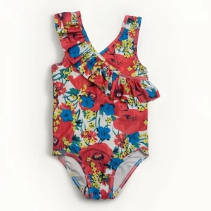 NWT Harper Canyon Pink Floral One-Piece Swimsuit Size 3 - Picture 1 of 5