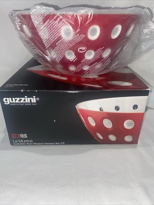 "Ensaladera Guzzini Le Murrine rojo 9,5"" fruta nueva en caja" Foto 1 de 4