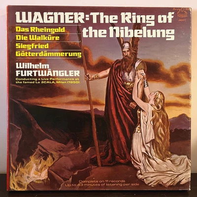 WAGNER The Ring Of The Nibelung Box Set (1977) - 12" Vinyl Record 11xLP - EX - Image 1 of 4