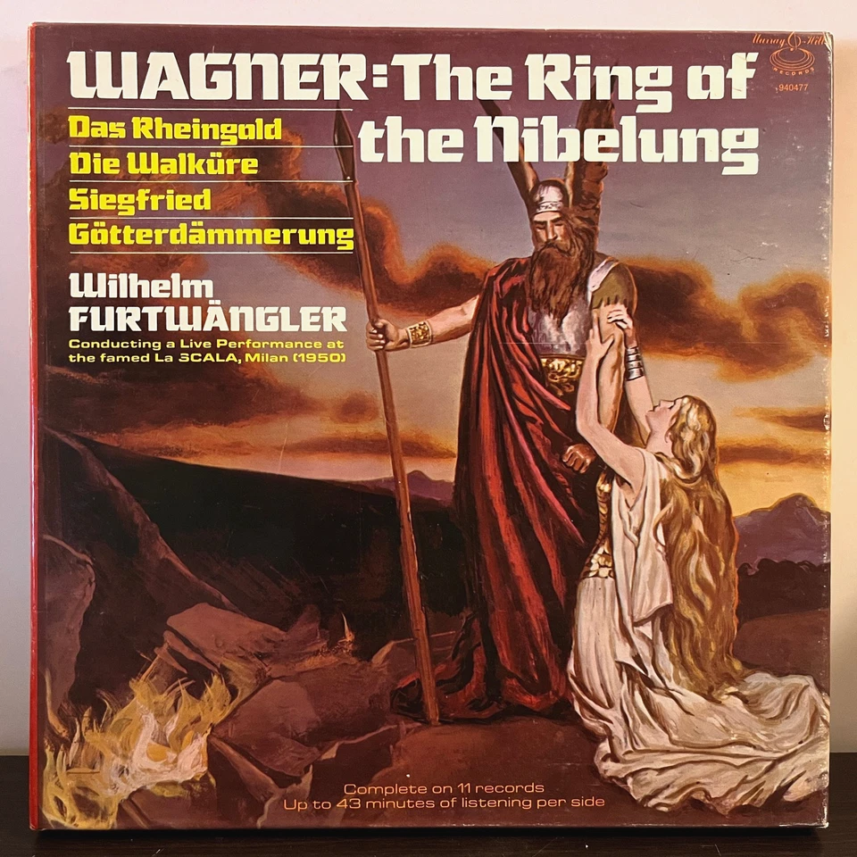 WAGNER The Ring Of The Nibelung Box Set (1977) - 12" Vinyl Record 11xLP - EX - Image 1 of 4
