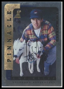 1996-97 Pinnacle Be a Player Pinnacle Uwe Krupp RC autógrafos plateados AU automático - Imagen 1 de 1