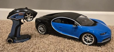 Bugatti Chiron R/C 1:14 Scale World Tech Toys 14" Remote Control Car Rastar - Image 1 of 4