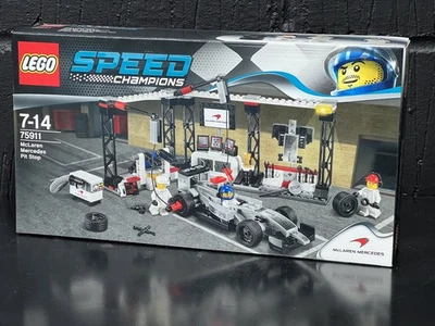 LEGO 75911 SPEED CHAMPIONS F1 McLaren Mercedes Pit Stop **RARE & RETIRED** NEW - Image 1 of 3