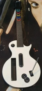 Nintendo Wii Guitar Hero Les Paul Inalámbrico Blanco (Solo Piezas, Sin Dongle) - Imagen 1 de 14