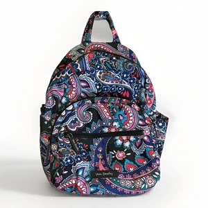 Vera Bradley Haymarket Paisley Floral Essential kompakter kleiner Rucksack - Bild 1 von 10