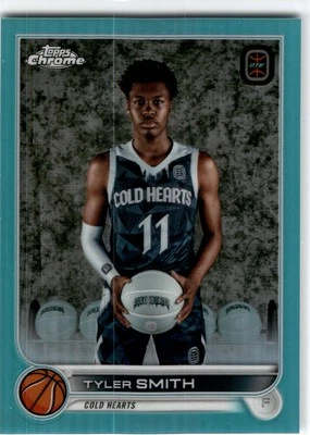 2022-23 Topps Chrome Overtime Elite #74 Tyler Smith Aqua #/199 - Image 1 of 2