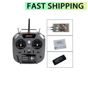 WFLY ET10 2.4GHz RC Controller Remote Right Hand Throttle FPV Fixed Wing Drones - Picture 1 of 8
