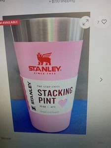 Stanley Stacking Pint Cup Target Exclusive Summer Pink New - Picture 1 of 1