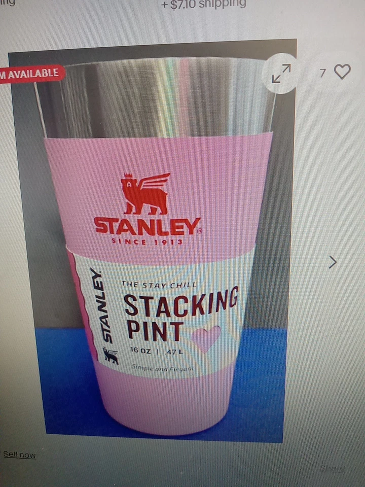 Stanley Stacking Pint Cup Target Exclusivo Verano Rosa Nuevo Foto 1 de 1
