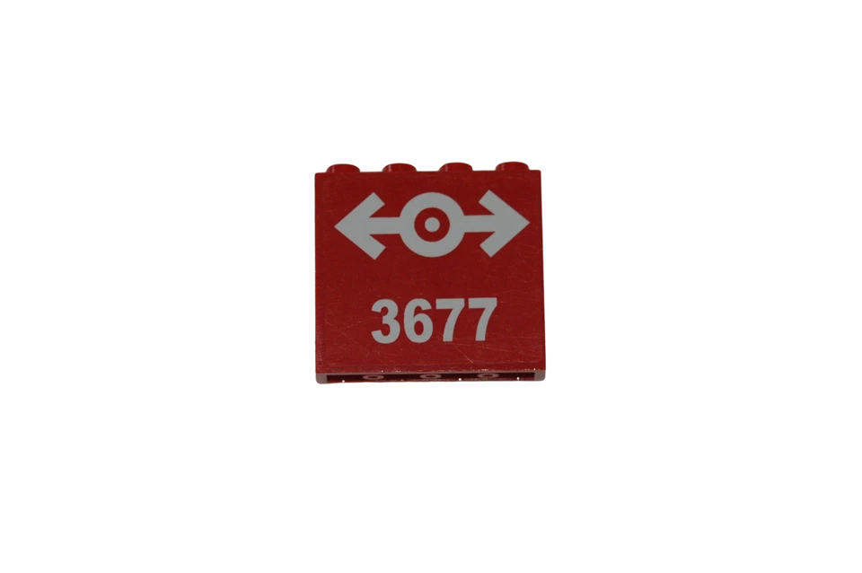 Lego® TRAIN Railway 9V RC 3677 Side Panel for Cargo Engine RED - Image 1 of 1