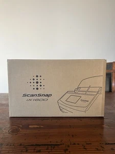 Ricoh ScanSnap iX1600 Touchscreen ADF/Manual Document Scanner 600dpi Brand New - Picture 1 of 6