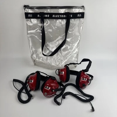 R.E. Гарнитуры гоночной электроники с регулировкой громкости и сумкой NASCAR набор из 2 - Изображение 1 из 4