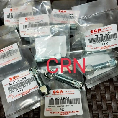 2PC 09119-12007 Suzuki Carry Vitara Jimny Sierra Samurai Wheel Lug Stud Bolt - Image 1 of 4