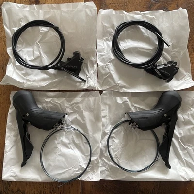 Shimano GRX RX610 12 x 2 Speed STI Shifters & Disc Brake Calipers - Brand New - Image 1 of 4