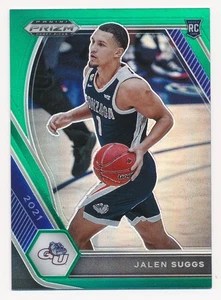 Jalen Suggs 2021-22 Panini Prizm Draft Picks Green Prizm Variation RC #3 - Picture 1 of 2